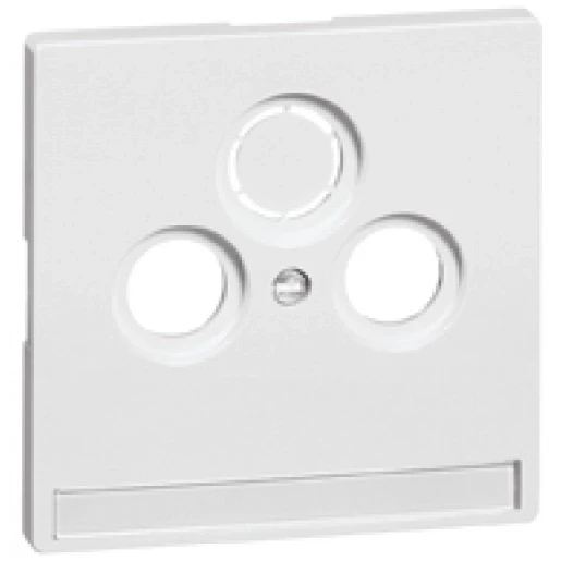 Peha Dialog centraalplaat coax antennedoos din 45 330 Antenne-aansluitdoos, coax 3 connectoren Met label 00824711