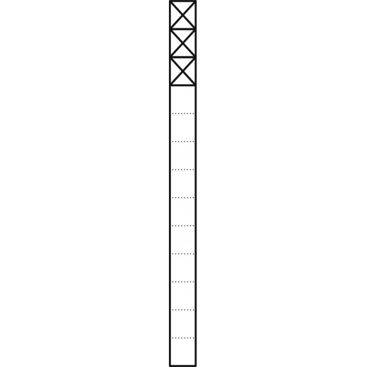 Siedle Communicatiezuil Vrijstaand aluminium 3 modules 1344mm 200038193-00