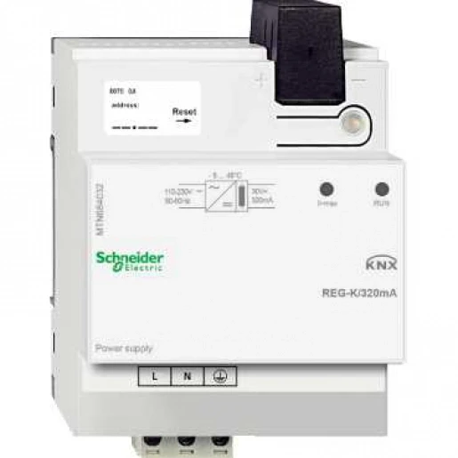 Merten SpaceLogic KNX Voedingseenheid bussysteem KNX 320mA 30V DIN-rail MTN684032