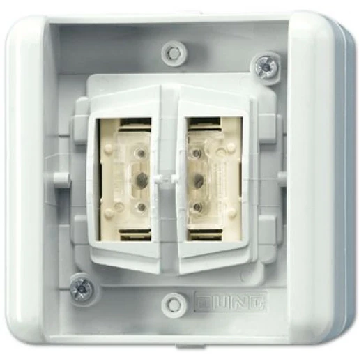 Jung WG 800 Taster BA 2-voudig KNX 8472.01LEDW