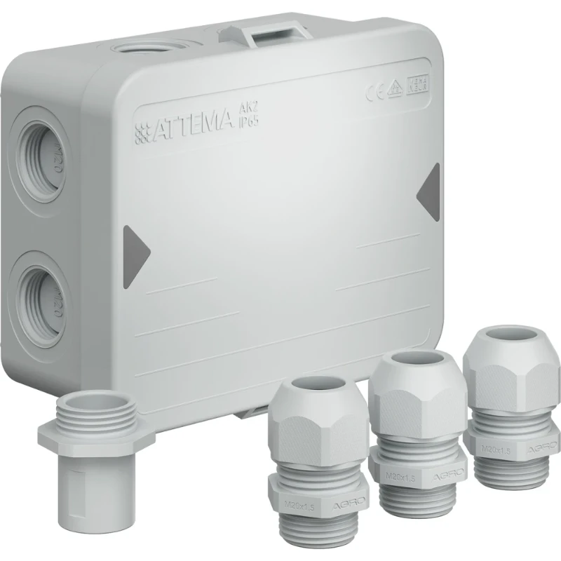 Attema Doos voor montage op de wand/plafond cable-mate ak2-ip65