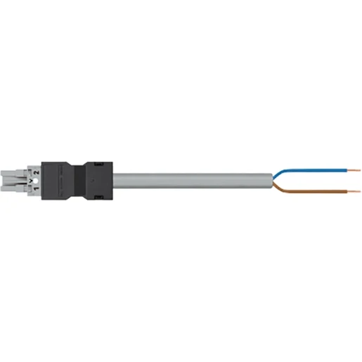 Wago Serie 771 Patchkabel gebouwinstallatie 2p Contrastekker (female) Vrij kabeluiteinde 3000mm