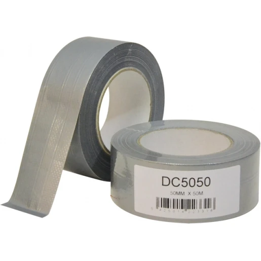 HPX Duct Tape zelfklevende tape 48mmx50m Weefsel Grijs