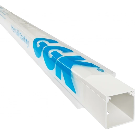 GGK LFG kabelkanaal 2000x25x25mm PVC Bodemperforatie met deksel RAL 9001 Z2813G