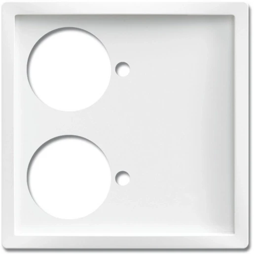 ABB Busch-Jaeger Future, Solo, Axcent, Carat miva centraalplaat oproepsysteem zettler 2 toets wit RAL 9016 2CKA001710A4113