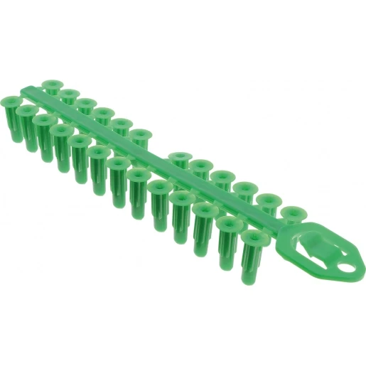 Bizline UNIVERSELE PLUGGEN OP STRIP 6MM Ø SCHROEF 2-5MM GROEN