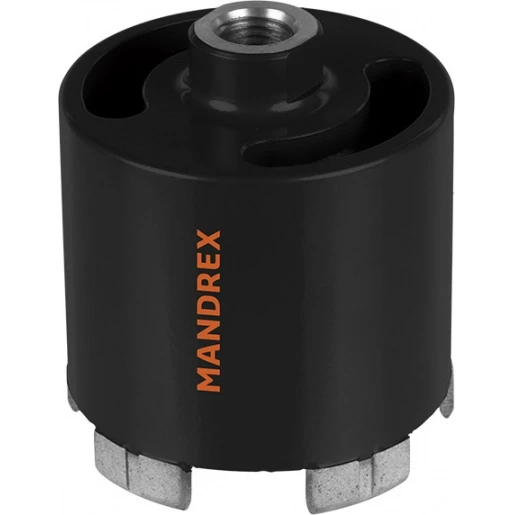 Mandrex ConcreteXdry Gatzaag stofvrij zonder quick adapter Binnendraad ø72mm 60mm 18250072