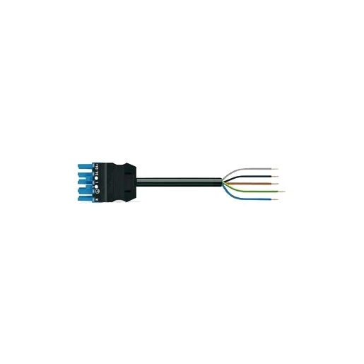 Wago Serie 771 Patchkabel gebouwinstallatie 5p Contrastekker (female) Vrij kabeluiteinde 2000mm