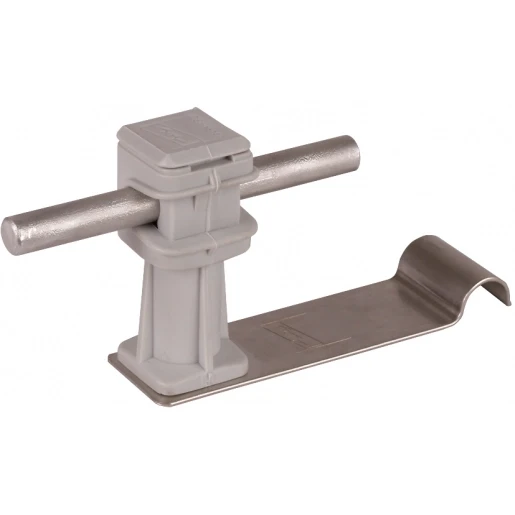 Dehn Roof cond.holder dehnsnap stst/plastic grey h 36mm rd 8mm brace f.t