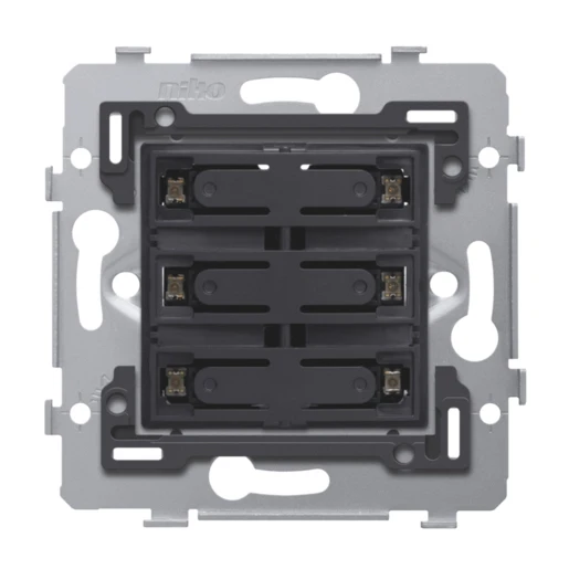 Niko Drukknop + LED inbouw groepen drukcontact Druk-/tiptoetscontact 170-67171