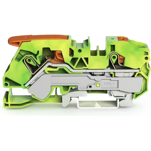 Wago 2-draads aardklem 16 mm² groen-geel