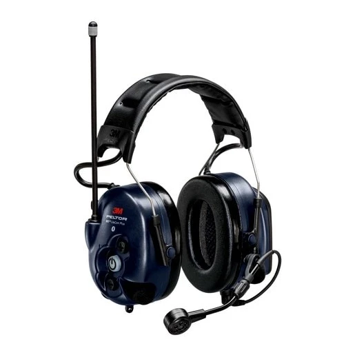 Peltor Ws litecom plus headset pmr446 mhz analoog helmbevestiging koptelefoon verstelbaar zwart 7100204418