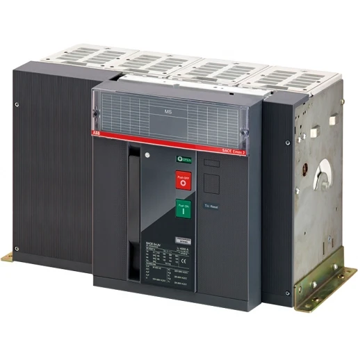 ABB Emax2 E4.2N/MS 4p FHR In=3200A lastschakelaar zonder beveiliging 4 polig
