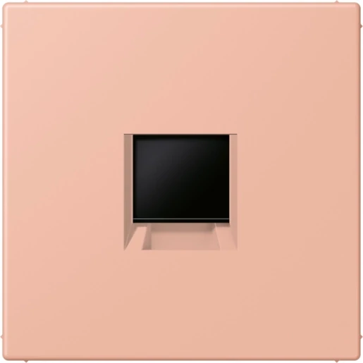 Jung LS range Afdekking centraalplaat AMP Radiall LC32102 Modular-Jack 1 connector Zonder label LC1969-1WE231