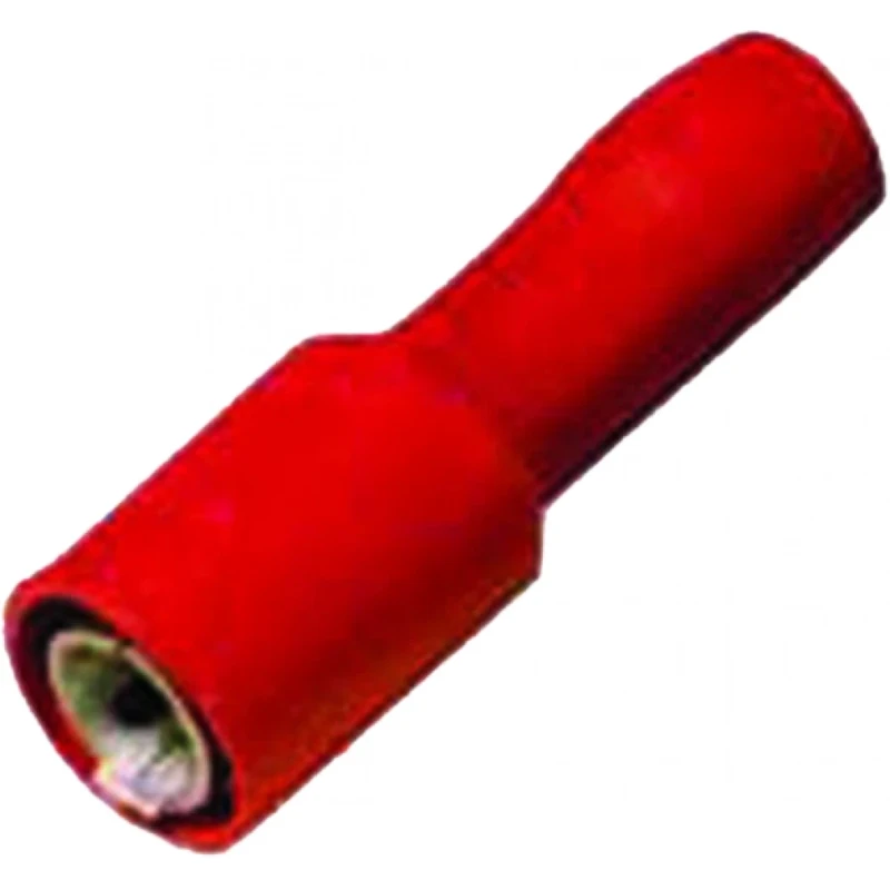 Intercable Geïs.r rondsteekhulzen 0,5-1mm2 steker 4mm rood