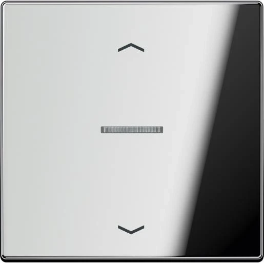 Jung LS range tastafdekking standaard pijlen enkelvoudig Glanzend chroom FMGCR1700P