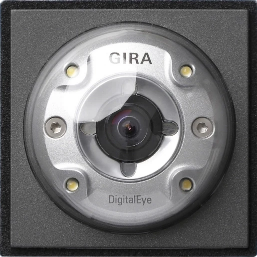 Gira TX_44 Kleurencamera deurstation bussysteem kunststof Inbouw antraciet 126567