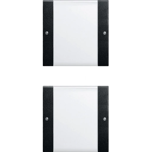 Gira Wippenset 2-v (1+1) TK System 55 clear/zwart m