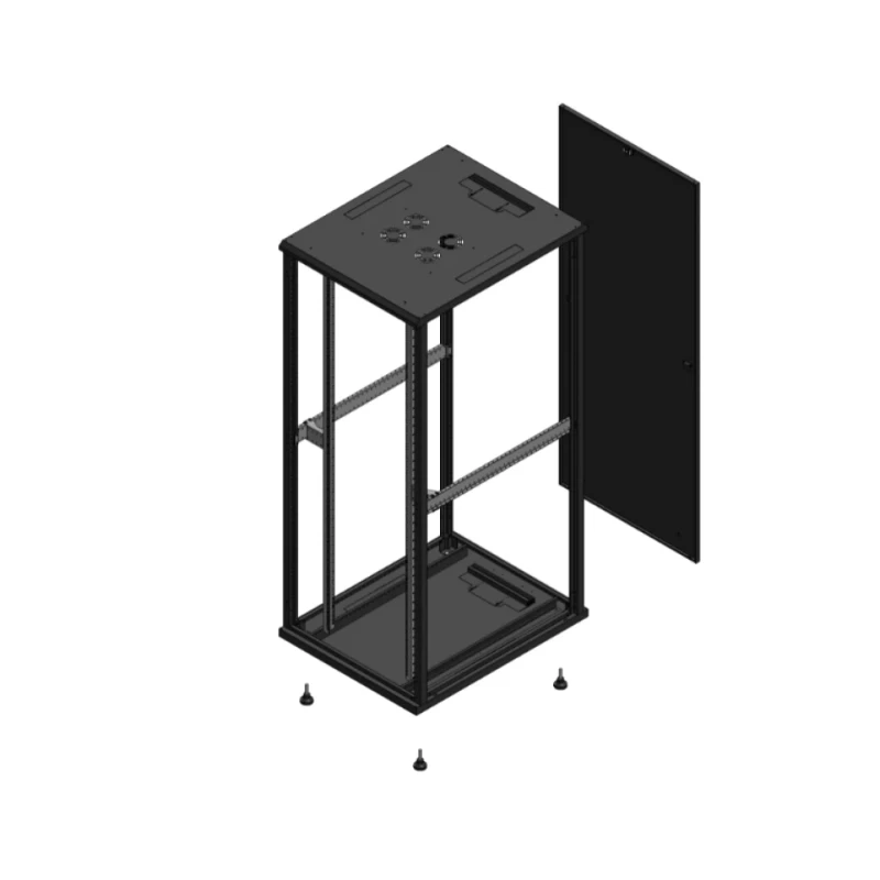 Gigamedia Vloer patchkast SP PAR EX 19" 42HE 800x1000mm Zwart GGM 7042810SPPAREX