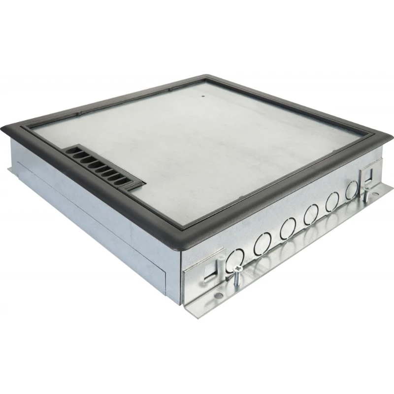OCS Kruisdoos VIA tbv 25mm vloergoot 4x 230V RA + 8x RJ45 uits