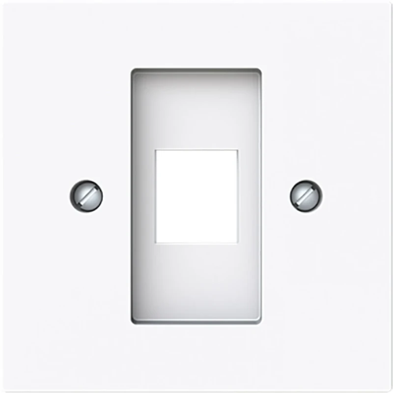 ABB Busch-Jaeger Art linear Centraalplaat MJ 216000-2/216005-4 Basiselement met centrale afdekplaat 1 connector Zonder label wit 2CKA001753A9922