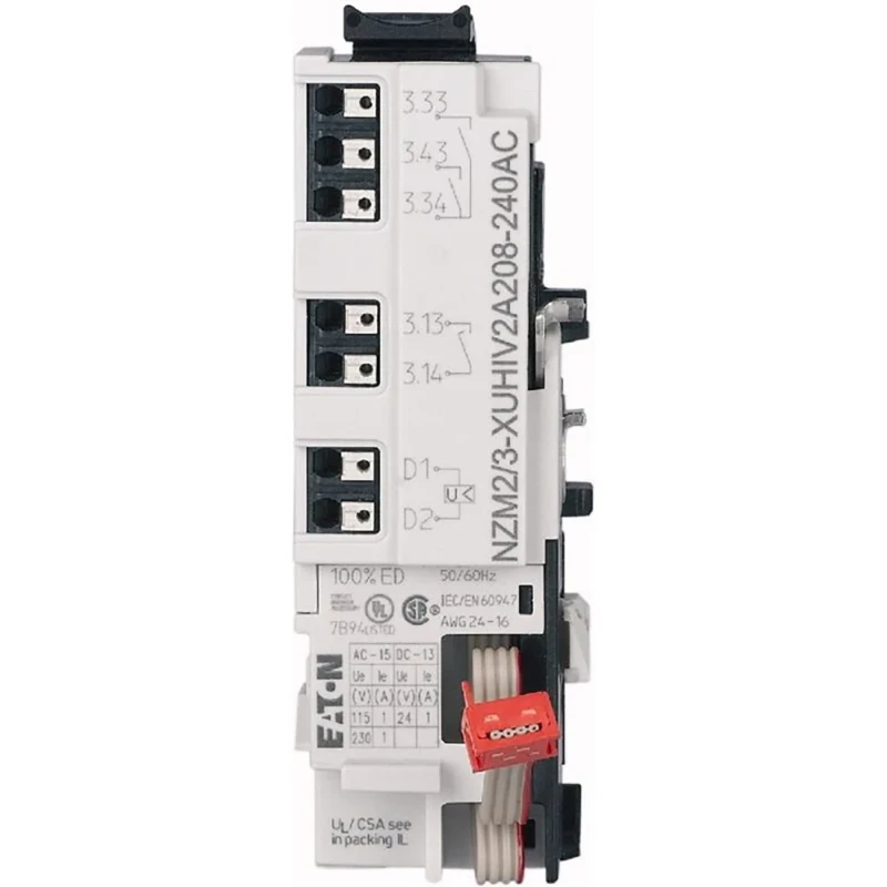 Eaton Onderspanningspoel NZM2/3 2xM voorijlend 208-240V AC 2 config uitg