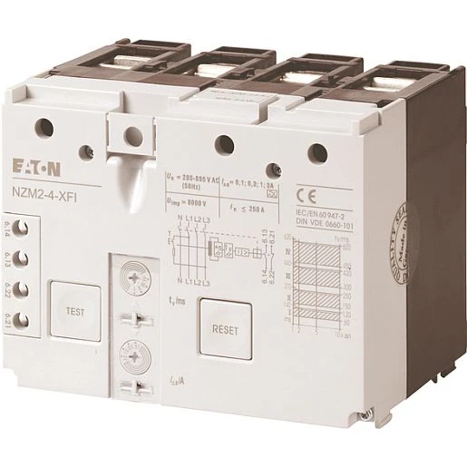 Eaton Foutstroombeveiliging nzm2 3p onder instelbaar