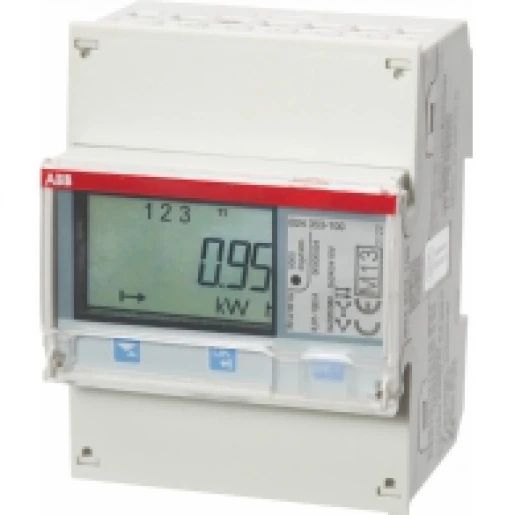 ABB Energiemeter 3f indirect 6a 230/400v ac klasse b puls uitgang mid m