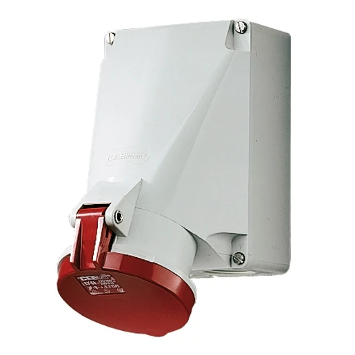 Mennekes Wandcontactdoos 63A 4P 6H 400V IP44