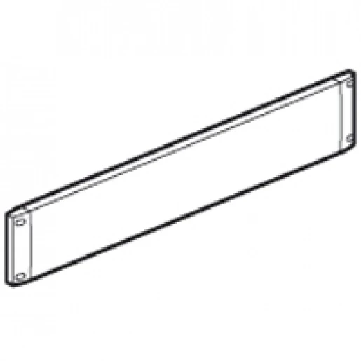 Legrand 19INCH BLINDPANEEL 2HE METAAL INCLUSIEF SCHROEVEN. ZWART RAL9005