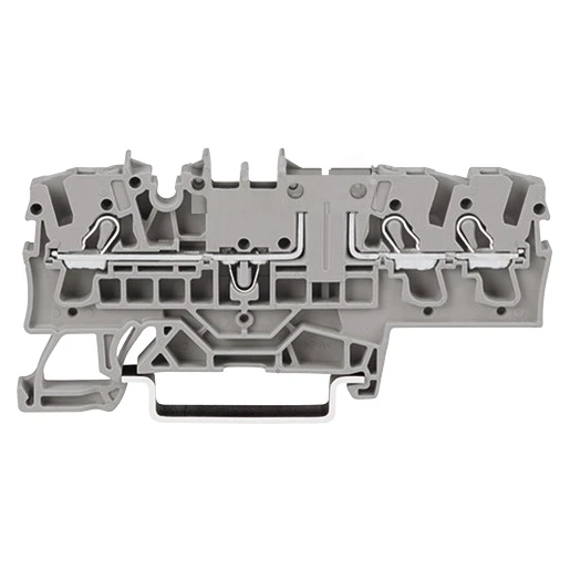 Wago Serie 2002 Verbindingsrijgklem 0,75-4mm² eendr. 0,25-2,5mm² meerdr. Grijs