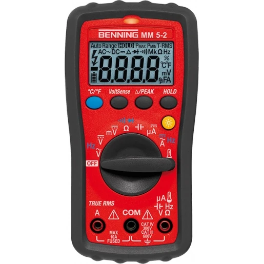 Benning Digitale multimeter 600V AC/DC CAT III Digitaal 044071