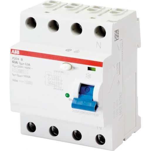 ABB System Pro M Compact Aardlekschakelaar 4p 25A 0.03A type A 2CSF204199R1250