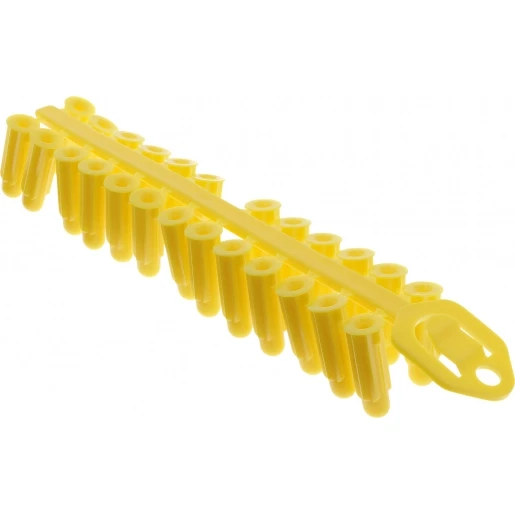 Bizline UNIVERSELE PLUGGEN OP STRIP 8MM Ø SCHROEF 4-7MM GEEL