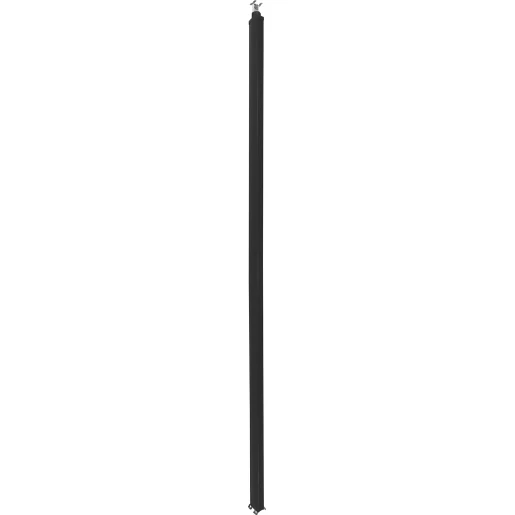 Legrand Snap-on Energiezuil dubbelzijdig 2 compartimenten zwart RAL 9005 653032