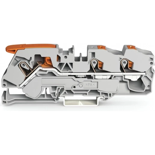 Wago 2116 Verbindingsrijgklem 2,5-16mm² eendr. 0,5-16mm² meerdr. Grijs
