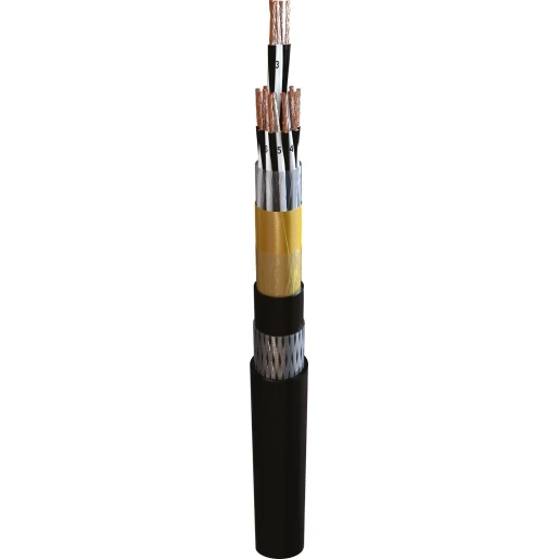 TKF RE-2X(st)YSWBY Dca instrumentatiekabel 12x2x1,3mm² Zwart