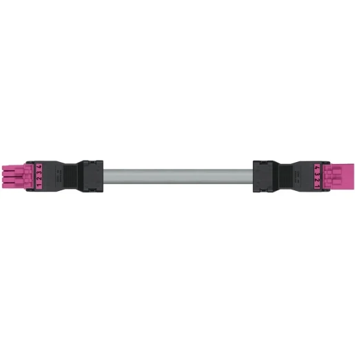 Wago SERIE 891 Patchkabel gebouwinstallatie 4p Contrastekker (female) Stekker 6000mm