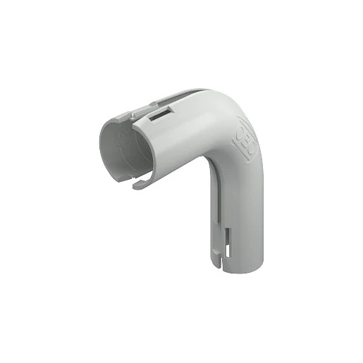 OBO Quick-Pipe-Bocht 90° M20 PP lichtgrijs 7035