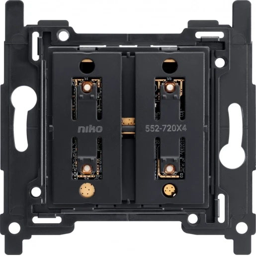 Niko Draadloze schakelaar met batterij viervoudig Zigbee 552-72004
