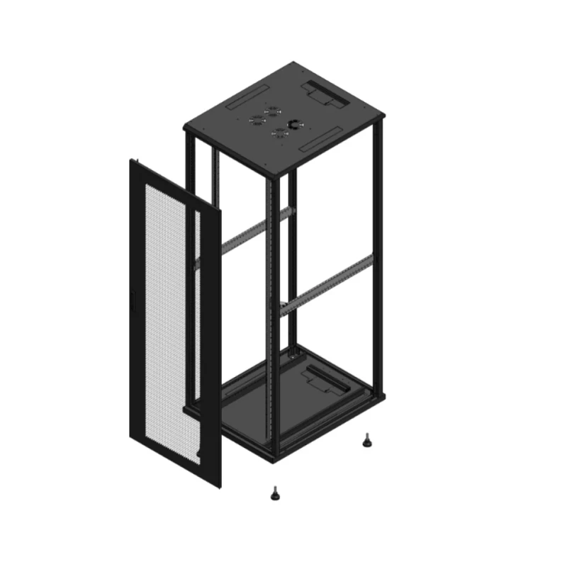 Gigamedia Vloer patchkast AV enkel PER SP EX 19" 47HE 800x1000mm Zwart GGM 7047810PPSSPEX