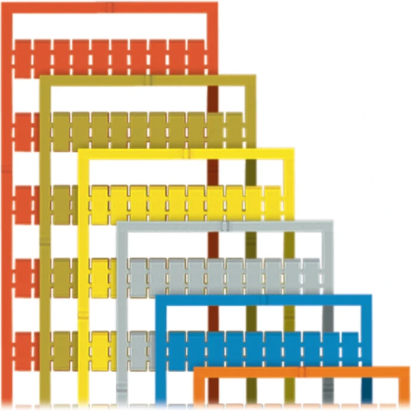 Wago als kaart; bedrukt; 21 ... 30 (10x); not stretchable; Opdruk verticaal; opklikbaar; rood