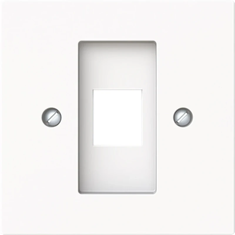ABB Busch-Jaeger Art linear Centraalplaat MJ 216000-2/216005-4 Basiselement met centrale afdekplaat 1 connector Zonder label wit 2CKA001753A9923