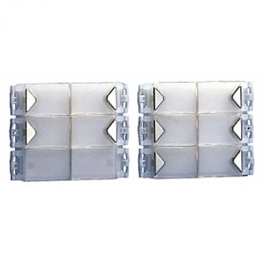 Comelit Powercom Drukknopmodule druktoets aluminium/kunststof 6-voudig RVS 3322/6