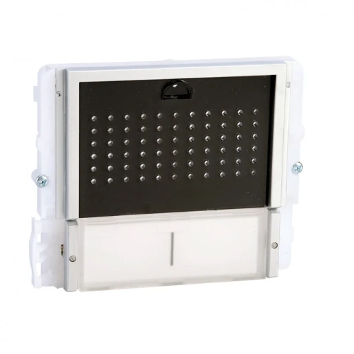 Comelit Ikall Module voor luidspreker audiomodule aluminium/kunststof 2-voudig zwart 33402
