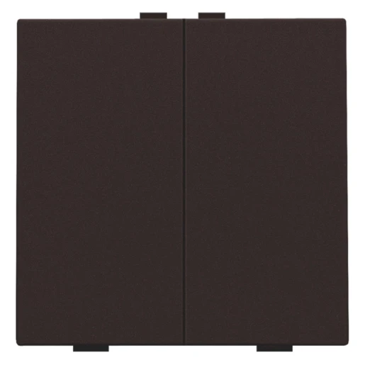 Niko Home Control Tastsensor bussysteem 2-voudig bruin inbouw IP20 124-51002