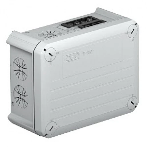 OBO Kabeldoos met wielandconnect.3s3p+1s4p 150x116x67 pp lichtgrijs ra