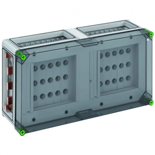 Spelsberg NEOZED Railkast zekeringenbehuizing Schroefzekering 10x630A 320x640x179mm 05541086