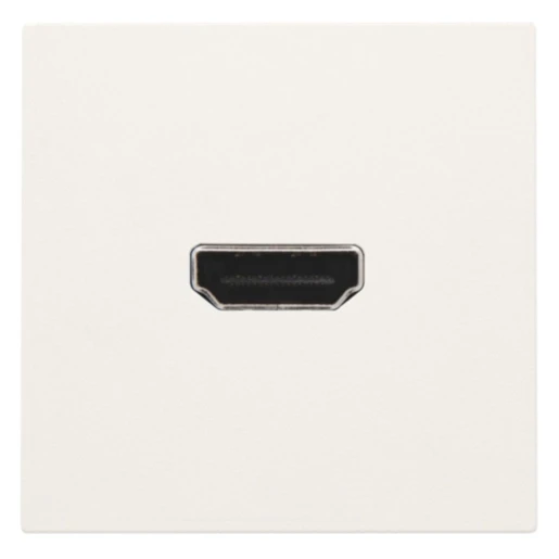 Niko Centraalplaat- (onderdeel) HDMI Centraalplaat 1 connector Zonder label wit 101-69416