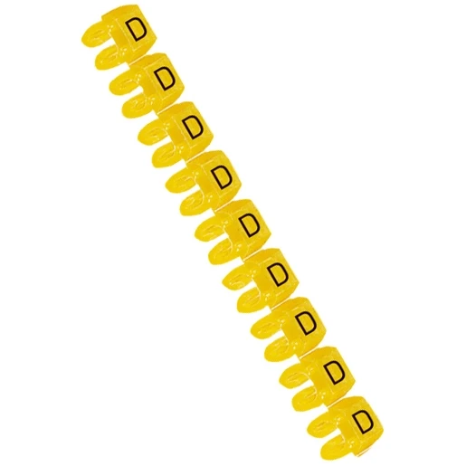 Legrand CAB 3 adercodering Schriftvorm 0.4-0.8mm Klemmen (snap) Geel